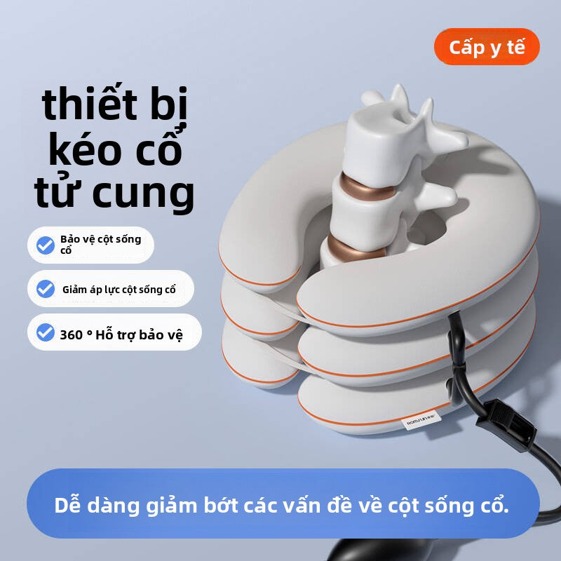 Thiết bị kéo cổ Zhuo Thần, thiết bị chỉnh hình y tế, bảo vệ cổ,