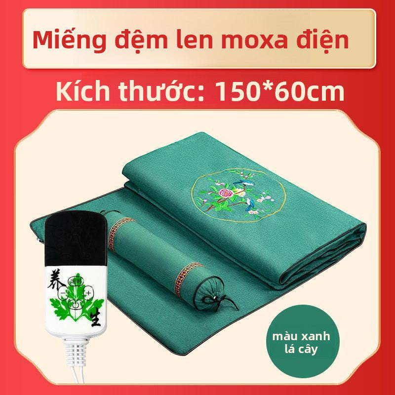 Thảm ngải cứu sưởi ấm trị liệu đệm sưởi ấm chăn điện đơn ngải cứu chăn điện túi nóng có