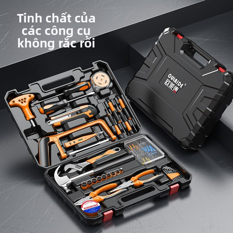 Bộ hộp dụng cụ phần cứng thủ công đa chức năng cho gia đình Olaide của Đức Bộ kết hợp công cụ sửa ch