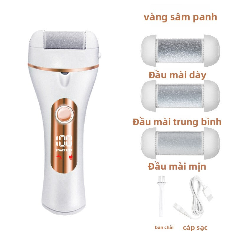 Máy mài chân điện MANSO mài chân loại bỏ da chân tạo tác tự động sạc loại vết chai làm đẹp chân máy