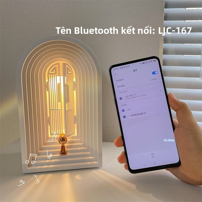 Loa  bluetooth kèm đèn ngủ quà tặng sinh nhật tặng bạn gái loa tặng bạn trai ngày lễ