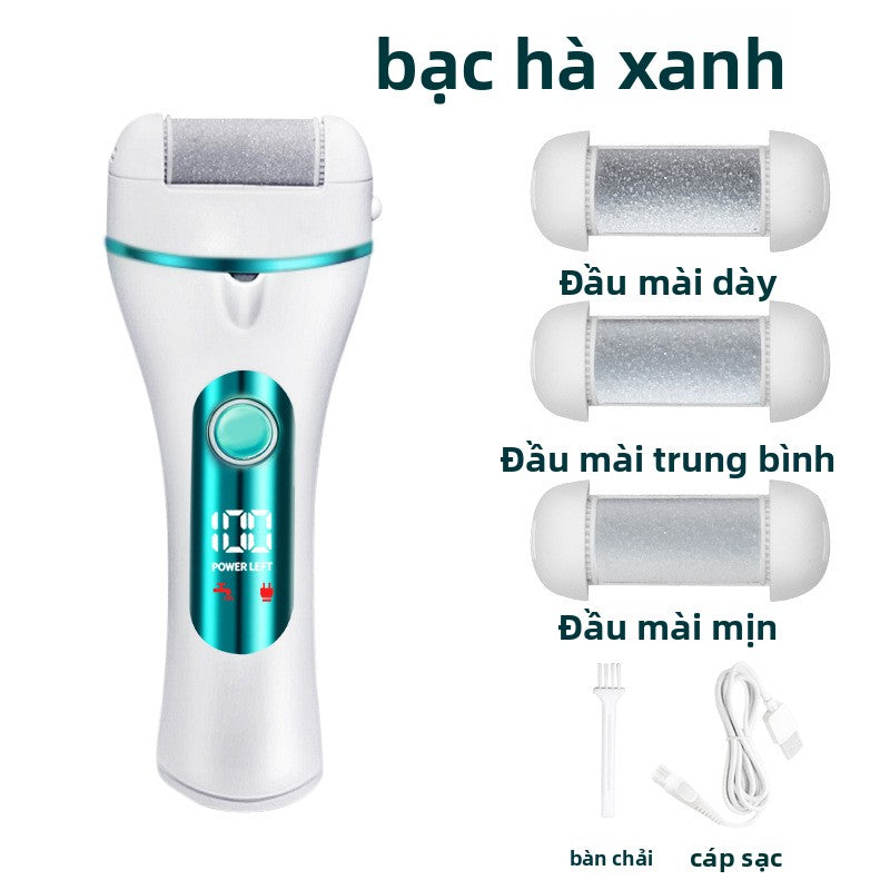 Máy mài chân điện MANSO mài chân loại bỏ da chân tạo tác tự động sạc loại vết chai làm đẹp chân máy