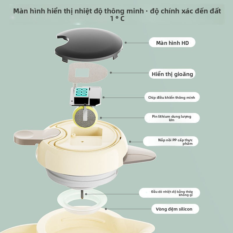 Bình giữ nhiệt Jeko Bình giữ nhiệt gia đình Bình giữ nhiệt công suất lớn bình nước nóng bên trong kí