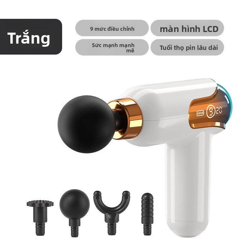 Súng massage chân mini Máy massage cơ bắp cho phụ nữ Máy bỏ túi sáng tạo Máy massage kinh tuyến Súng