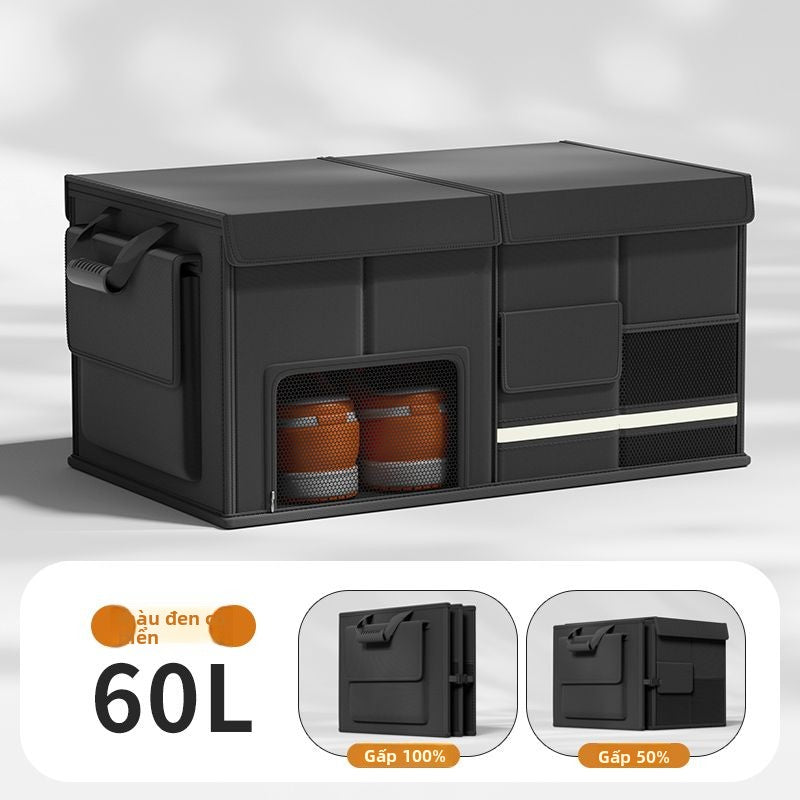 Hộp lưu trữ xe, cốp xe, bên trong xe, sắp xếp thực tế, gấp, đa chức năng, đồ tạo tác lưu trữ cắm trạ