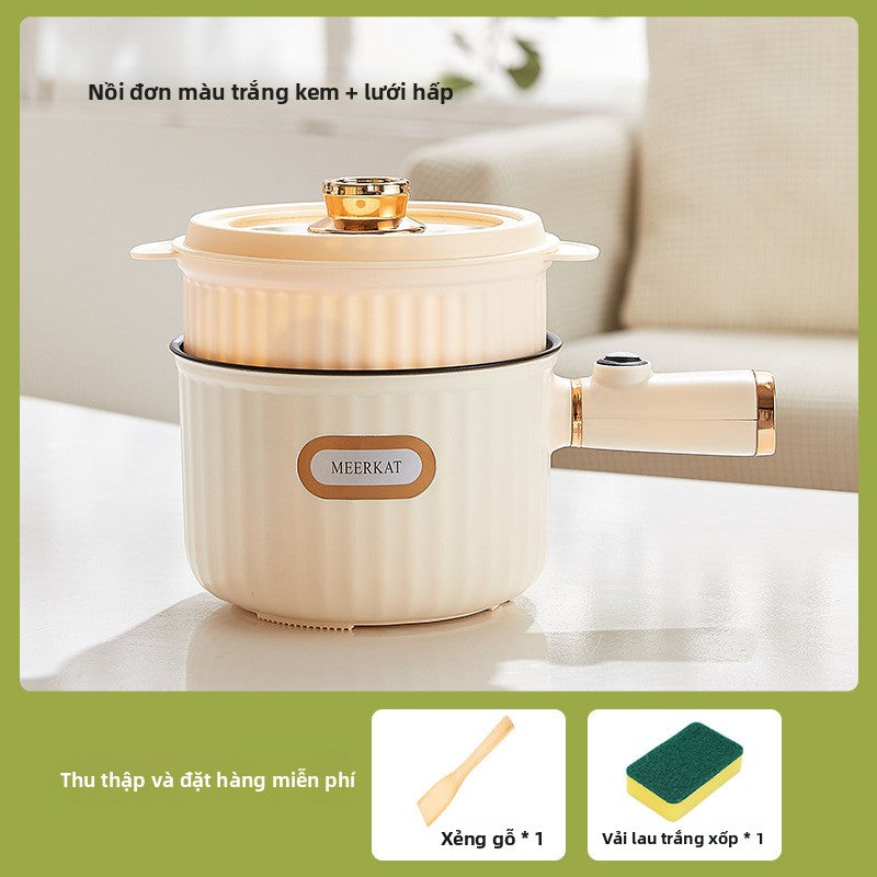 Nồi nấu điện ký túc xá sinh viên đa chức năng một người ăn nồi mì gói nồi nấu nhỏ nồi nấu cháo nồi k