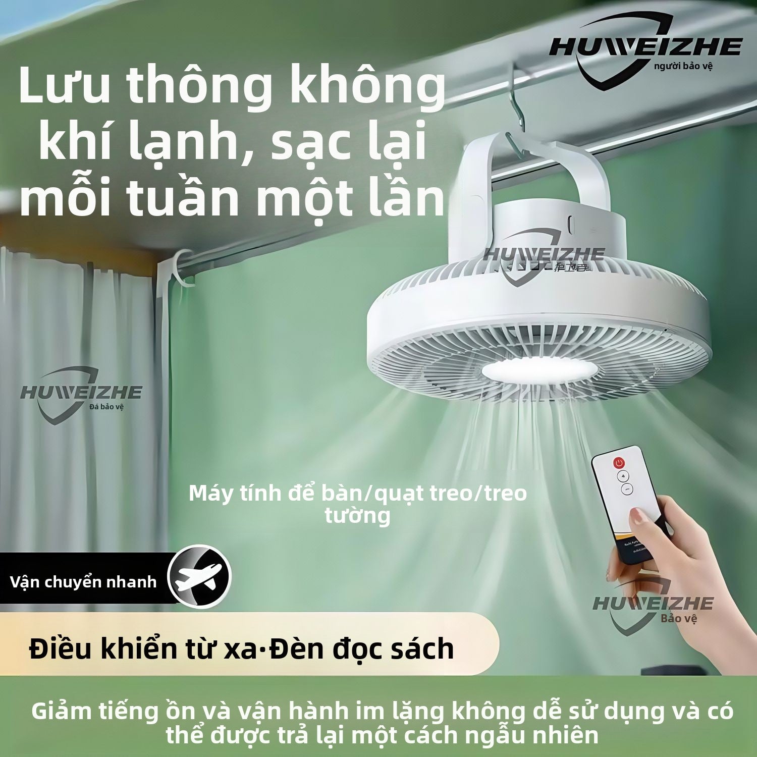 quạt trần nhỏ ký túc xá giường sinh viên ký túc xá gia đình cắm trại ngoài trời nhỏ usb