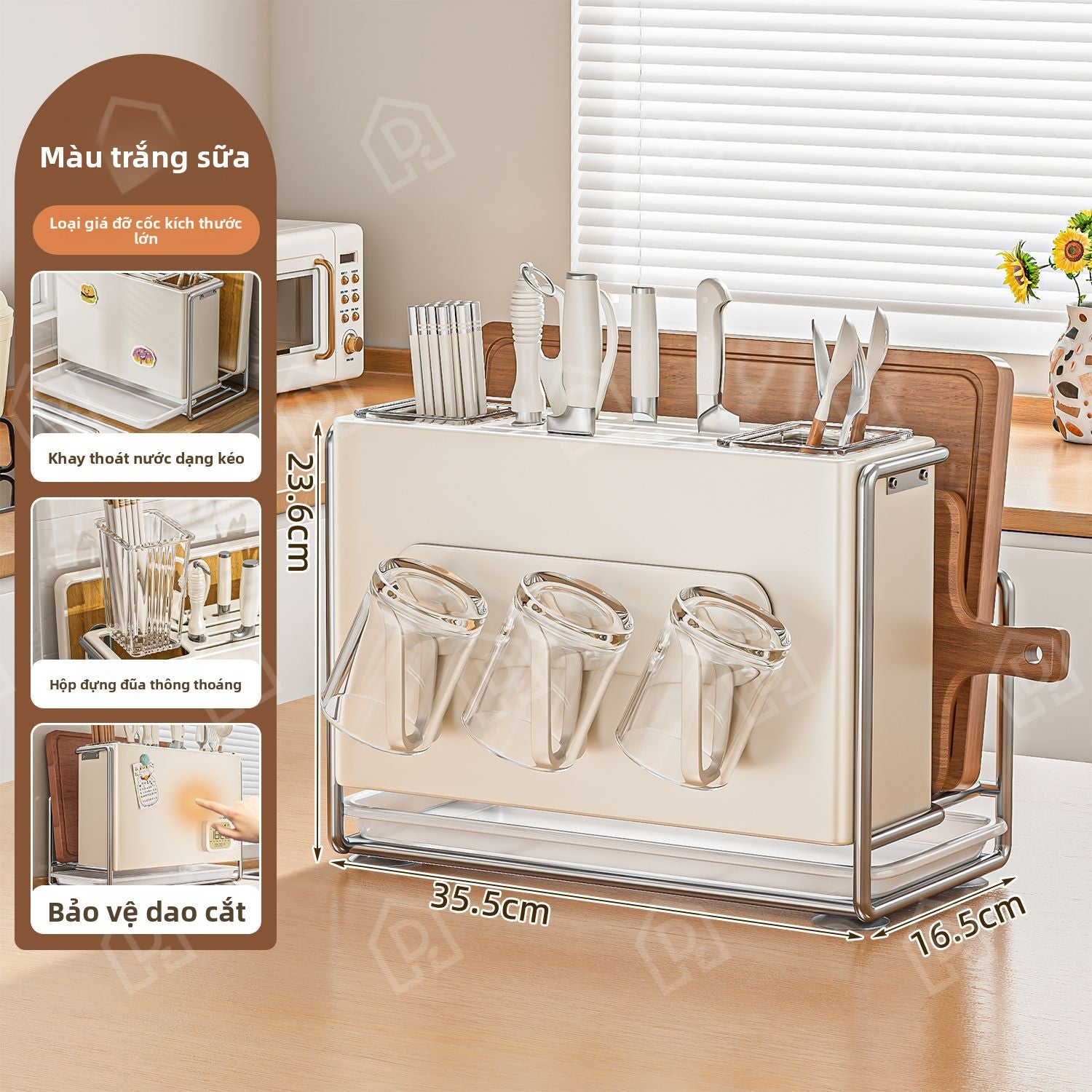 giá đỡ bếp giá đỡ dao giá đỡ tất cả trong một giá đỡ dao làm bếp đặt thớt dao giá đỡ lưu trữ