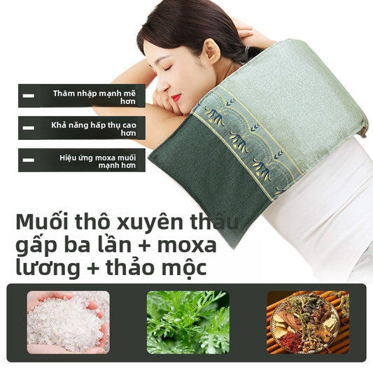 Túi muối điện sưởi ấm túi muối chuyển hóa túi muối chuyển hóa túi nóng cỏ chuyển hóa túi muối biển m