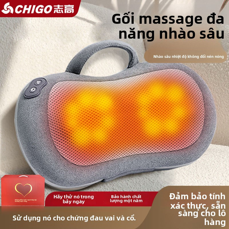 Máy Massage  lưng thắt lưng toàn thân đa chức năng đệm gia đình cổ vai xe cổ nhà