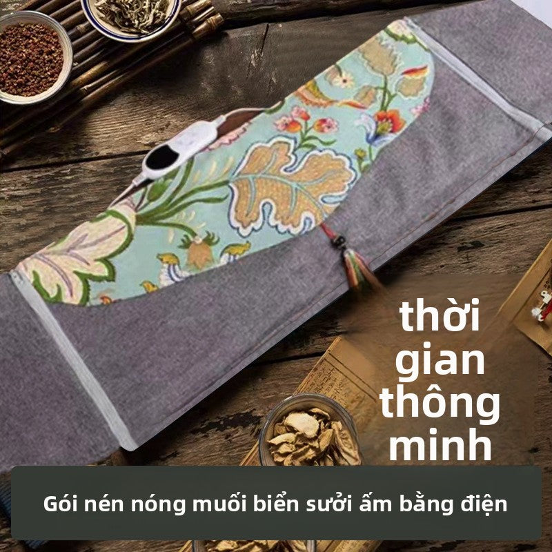 Túi muối điện sưởi ấm túi muối chuyển hóa túi muối chuyển hóa túi nóng cỏ chuyển hóa túi muối biển m