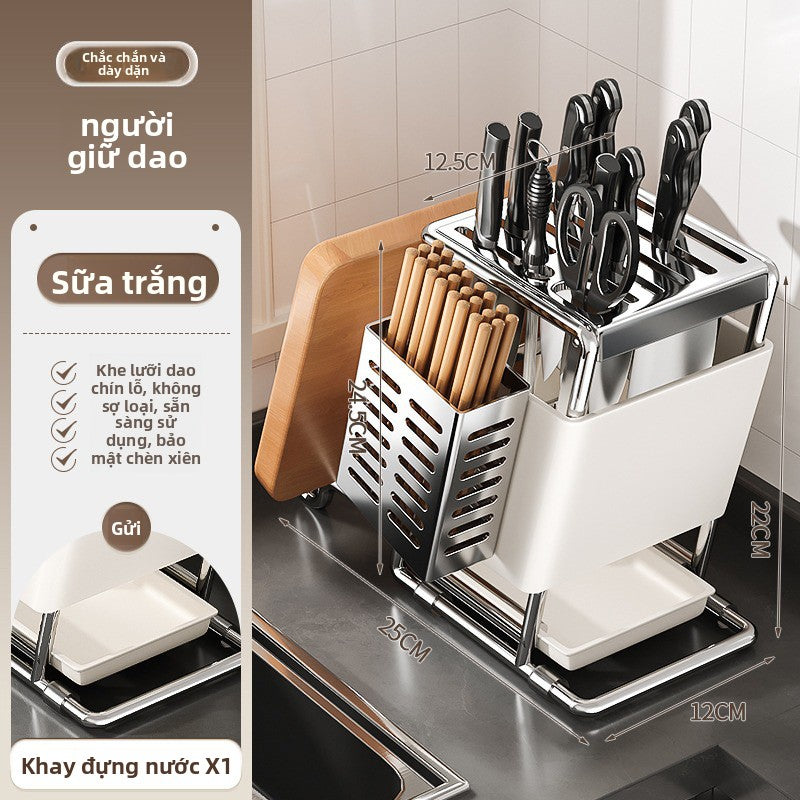Giá đỡ dao giá đỡ dao mặt bàn bếp giá đỡ dao đặt giá đỡ dao làm bếp đa chức năng tất cả trong một gi