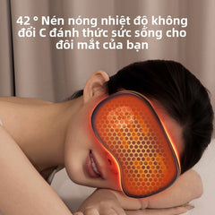 mặt nạ  massage mặt nạ mắt máy massage mắt ngủ nóng chườm đá phun ngải cứu khử trùng má