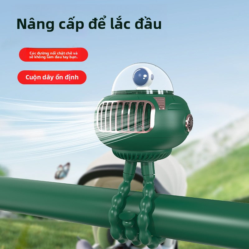 Sản phẩm mới máy tính để bàn USB quạt máy tính để bàn xe đẩy lắc đầu di động bạch tuộc sạc quạt cầm