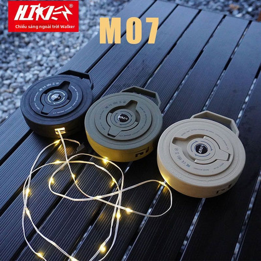 Đèn thước dây cắm trại đèn khí quyển đèn dây đèn led màn hình bầu trời với dải đèn cắm trại đ