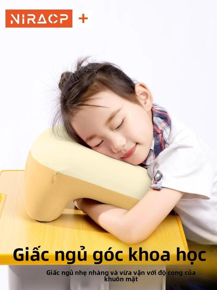 Gối ngủ trưa nằm gối ngủ học sinh tiểu học nằm gối bàn gối ngủ trưa dành riêng cho trẻ em gối ngủ tr