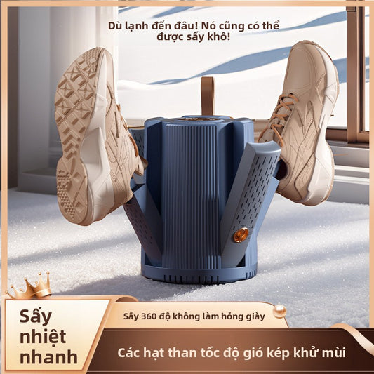 Máy sấy giày mới nguồn nhà máy khử mùi nhanh khô hút ẩm thời gian đồ tạo tác máy sấy giày gia đình
