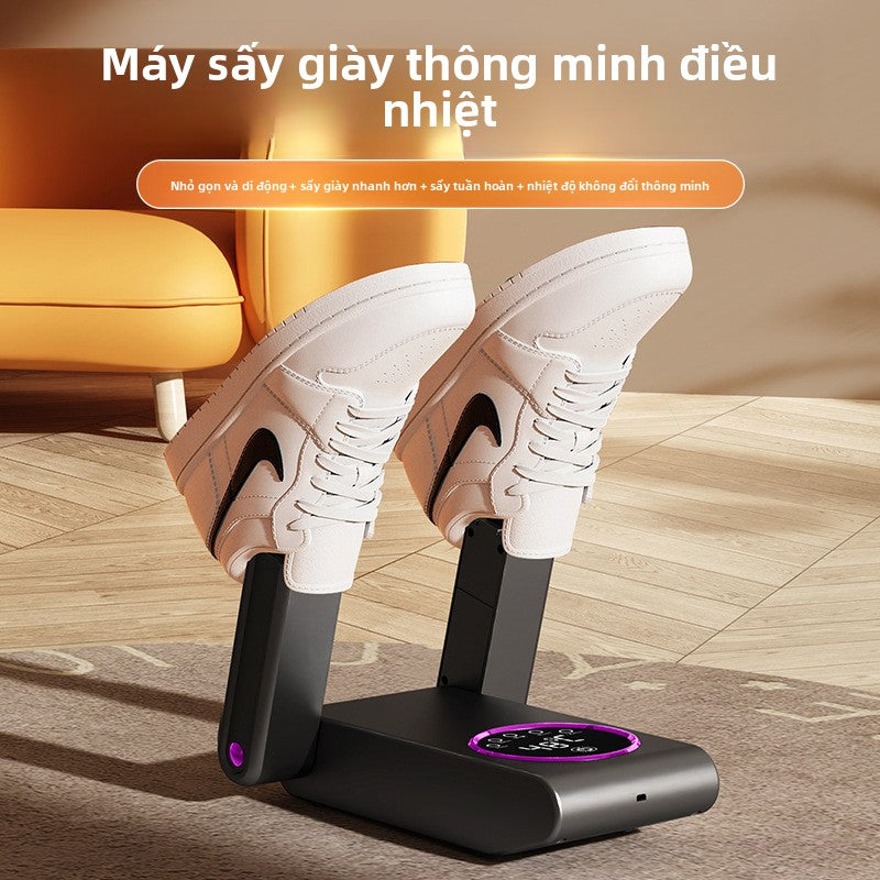 Máy sấy giày có thể gập lại  nhiệt độ không đổi hút ẩm máy sấy giày di động thời gian
