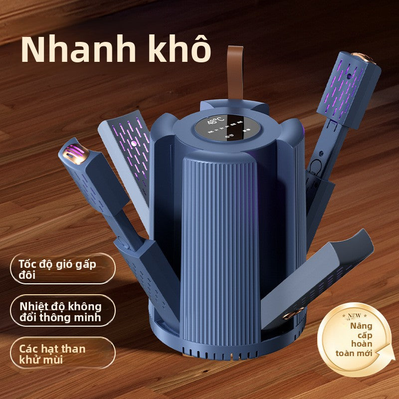 Máy sấy giày mới nguồn nhà máy khử mùi nhanh khô hút ẩm thời gian đồ tạo tác máy sấy giày gia đình