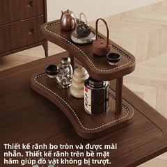 Giá đỡ để bàn tách trà lưu trữ giá đỡ nhỏ giá đỡ cổ nhiều lớp ấm cát tím kiểu Trung Quốc mới giá t