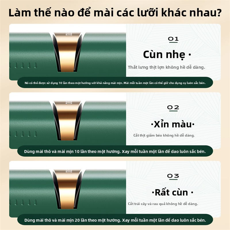 mài dao bằng điện điện gia dụng thông minh hoàn toàn tự động mài dao làm bếp máy thươ