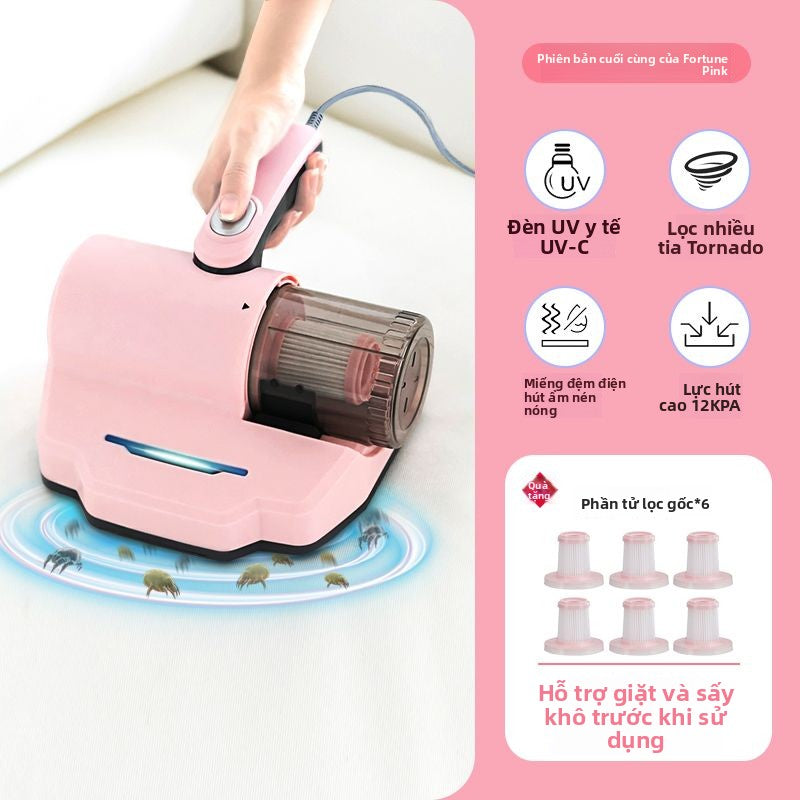 Máy khử trùng ve Tân Phi trên giường gia đình máy hút bụi nhỏ máy hút bụi mạnh mẽ hút tóc hút ẩm khử
