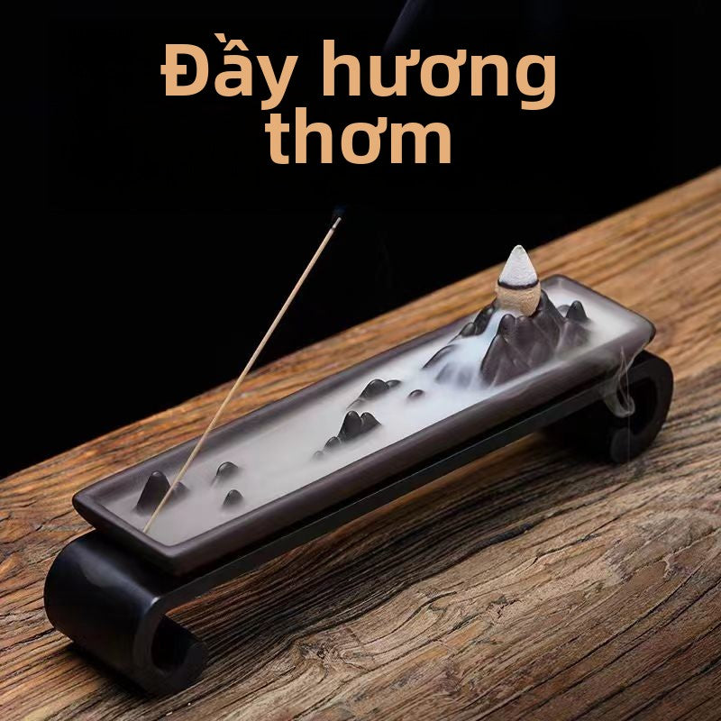 Lò hương ngược trang trí hương cắm dây hương hương lò hương hương gia đì