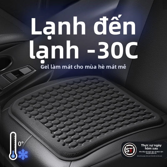 đệm ghế ô tô làm mát đệm ghế mùa hè đệm mát bốn mùa chung thoáng khí silicone xe đệm ghế