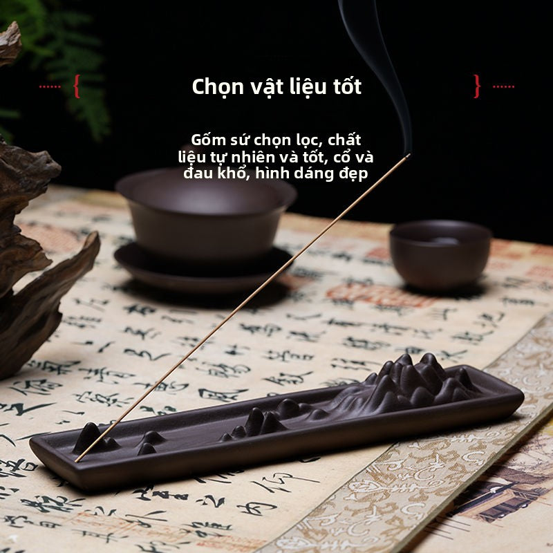 Lò hương ngược trang trí hương cắm dây hương hương lò hương hương gia đì