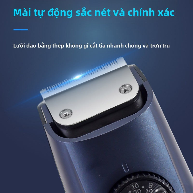 tông đơ cắt tóc công suất cao toàn thân nước rửa gia đình điện đẩy cắt tỉa