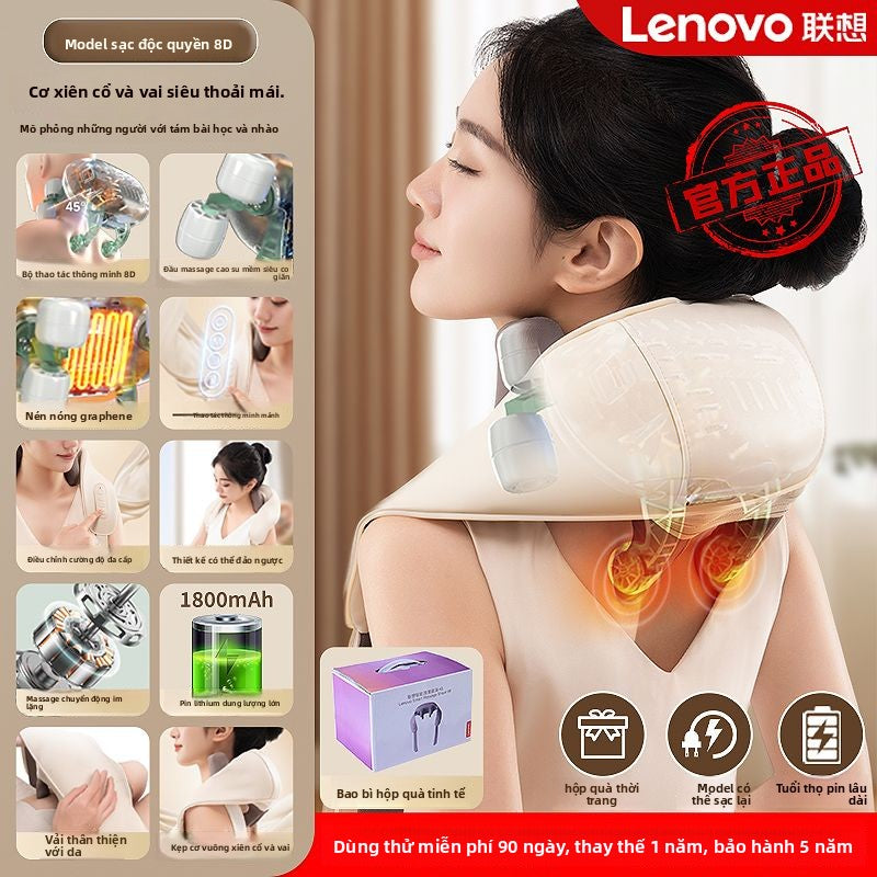 Máy  Massage cổ  thắt lưng lưng massage khăn choàng toàn thân nhào lộn đa chức nă