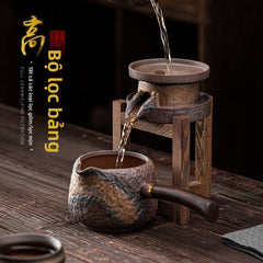 Bộ lọc pha trà gốm