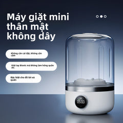 Máy giặt chuyên dụng giặt quần lót cài đặt vớ nhỏ di động không dây giặt máy làm sạch si