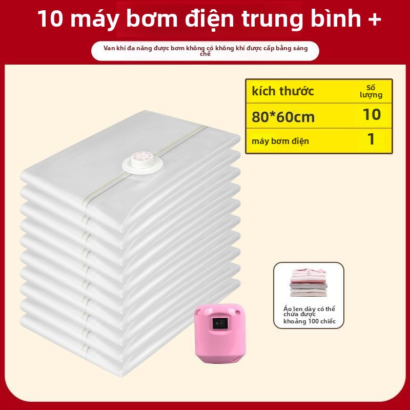 Túi nén chân không cất gọn quần áo mùa đông