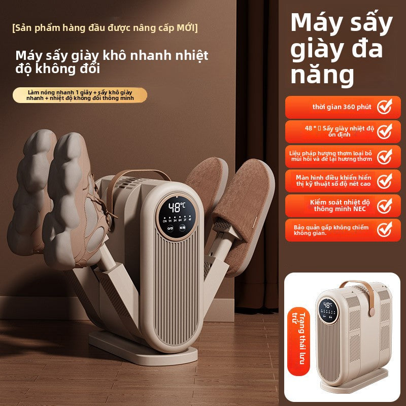 Máy sấy giày mới Máy sấy giày hẹn giờ thông minh gia đình Hai đôi máy sấy giày cổ vậ