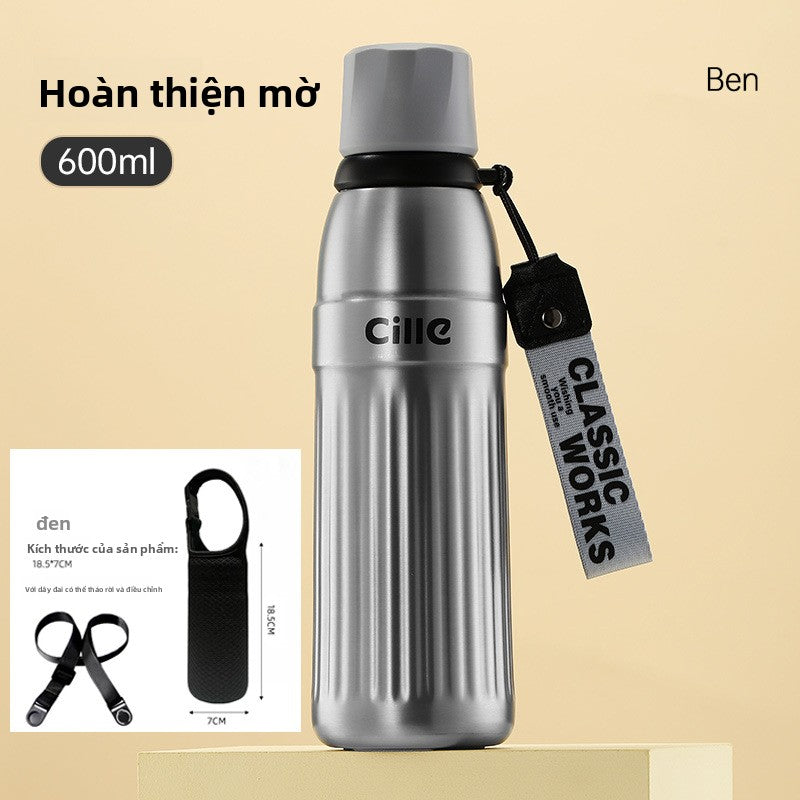 Cốc giữ nhiệt 316 inox không gỉ công suất lớn giá trị cao màu sắc thép không gỉ ống hút cốc nư