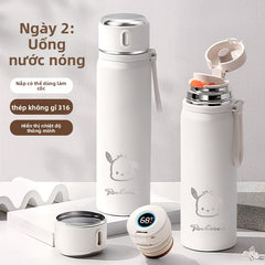 Cốc giữ nhiệt thông minh giá trị màu sắc cao 316 thép không gỉ dành riêng cho trẻ em đi học  mới
