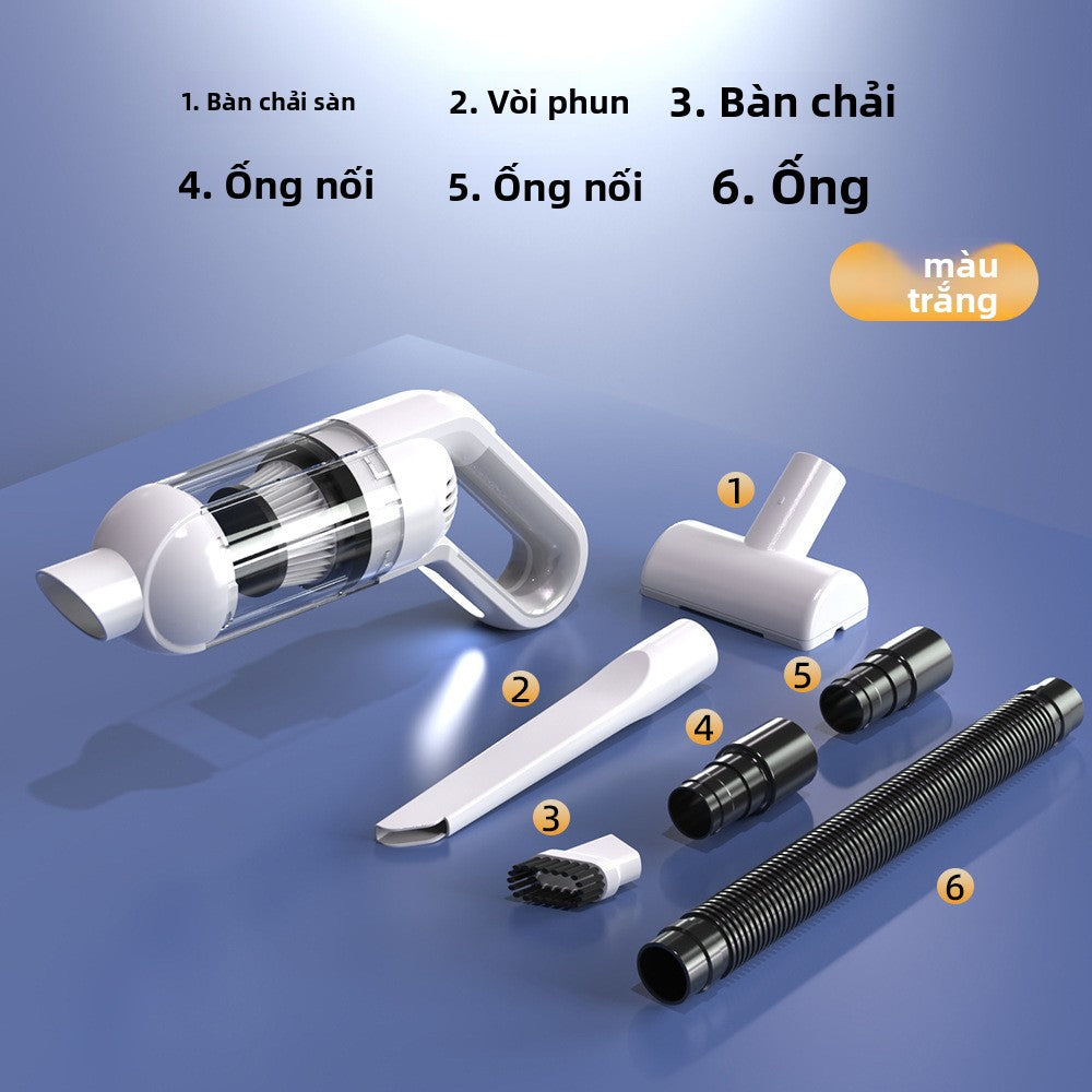 Máy hút bụi trên xe 2025 Máy hút lớn siêu mạnh mới cho xe cầm tay trong xe nhỏ không dây mini gia đì