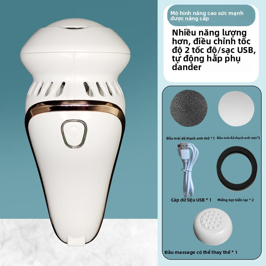 Máy mài chân điện của Đức loại bỏ da chết vết chai da chân mài chân đồ tạo tác gót chân loại sạc loạ