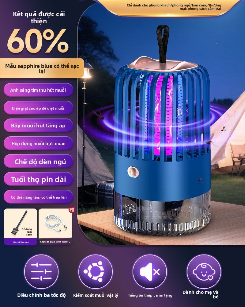 Đèn diệt muỗi gia đình trong nhà ngoài trời chống muỗi điện diệt muỗi cổ vật muỗi mạnh mẽ hút muỗi c