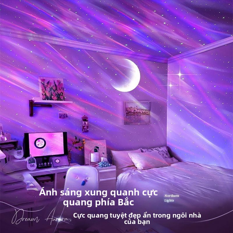 Đèn chiếu sao mặt trăng ánh sáng phương Bắc, đèn chiếu sao đầy đủ ánh sá