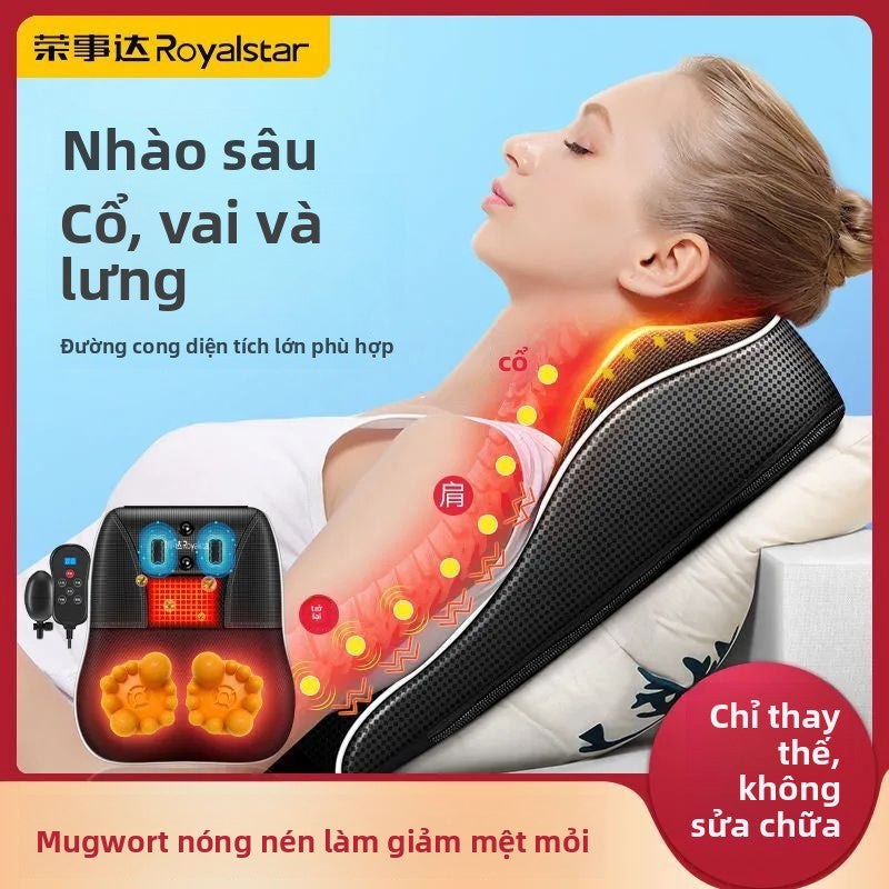 [flashsale]Máy massage cổ thắt lưng lưng vai đa chức năng massage gối đệm gia đình (Copy) (Copy)