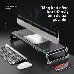 giá đỡ máy tính đa chức năng tăng chiều cao cơ sở kệ máy tính để bà