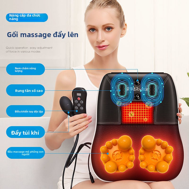 [flashsale]Máy massage cổ thắt lưng lưng vai đa chức năng massage gối đệm gia đình (Copy) (Copy)