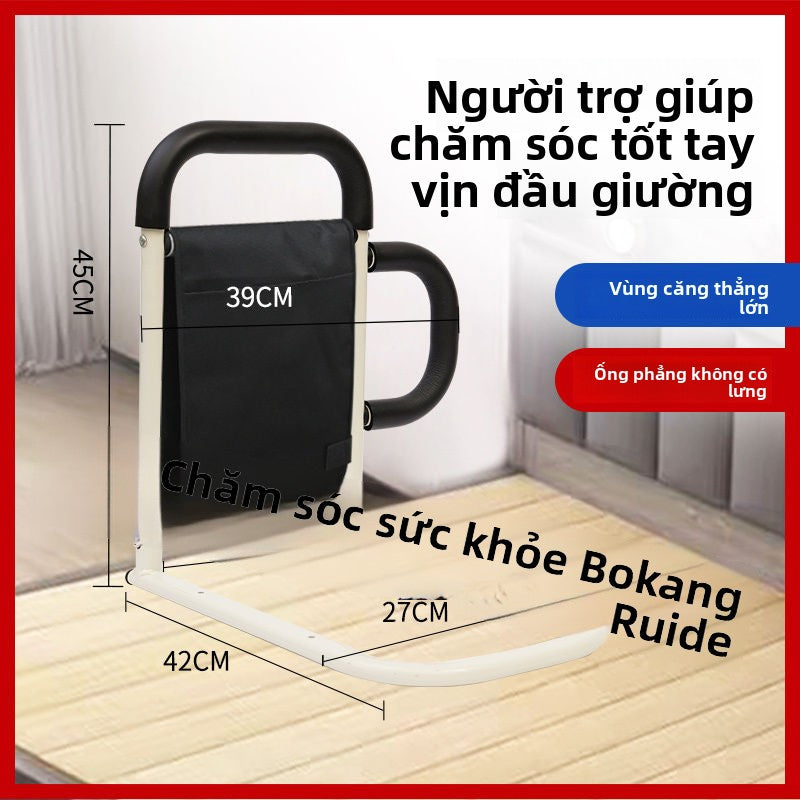 Tay vịn cạnh giường miễn phí lắp đặt lan can, người già thức dậy an toàn, hỗ trợ, lan can trên giườn