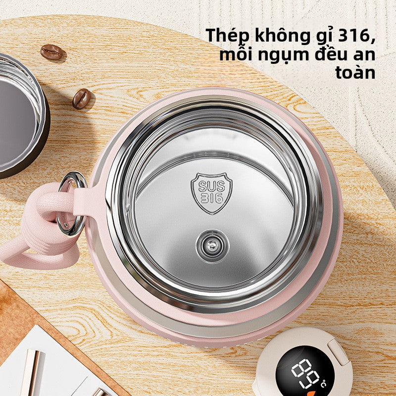 Cốc giữ nhiệt thông minh 316 cấp thực phẩm giá trị cao cốc nước nhẹ sang trọng cao cấp cảm giác di đ