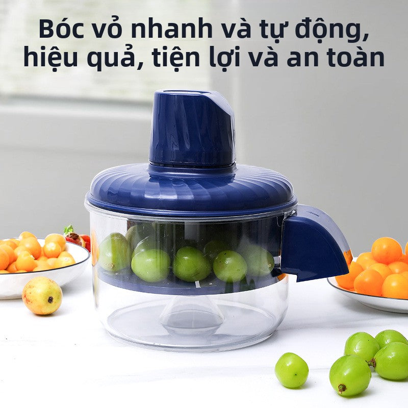 Máy bóc tỏi, bóc vỏ các loại củ, rau quả thương mại gia dụng Máy bóc vỏ nho Máy bóc vỏ chuyên d
