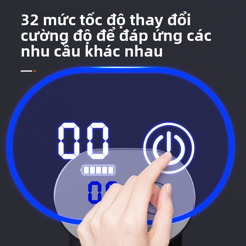 Súng massage cân gan chân chuyên nghiệp cấp thể dục cơ bắp thư giãn vật lý trị liệu rung máy massage làm nón