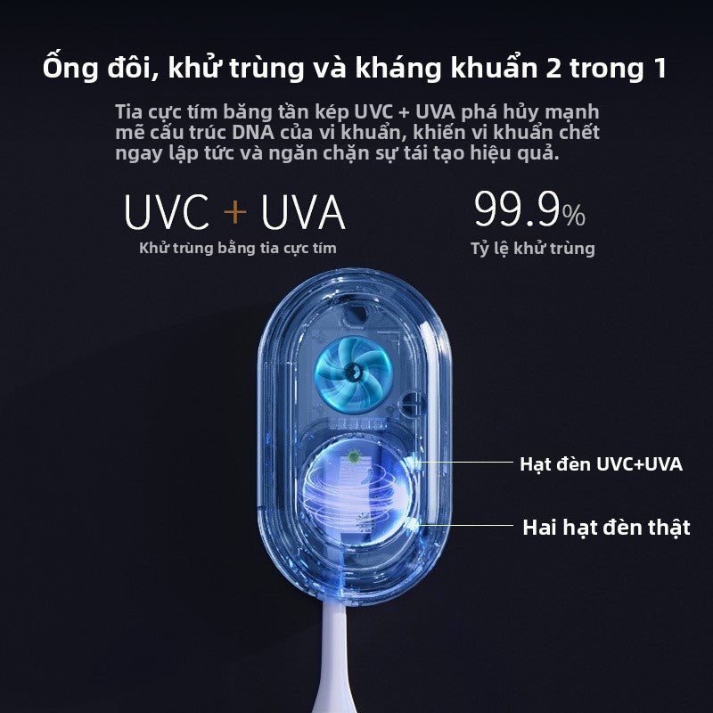 Máy khử trùng bàn chải đánh răng UV đèn cực tím hạt khử trùng bàn chải đánh răng điện khử trùng kho