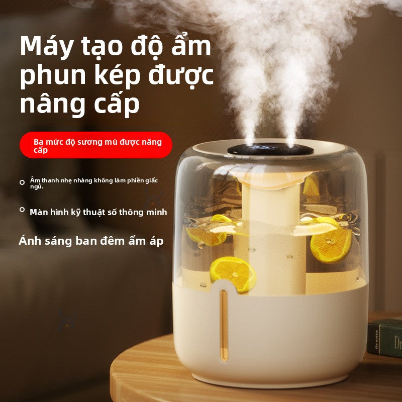 Máy tạo độ ẩm gia đình văn phòng âm thanh nhẹ phòng ngủ phụ nữ mang thai em bé máy tạo độ ẩm không k
